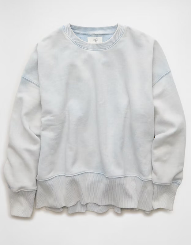 AE Everyday Luxe Oversized Sweatshirt | American Eagle Outfitters (US & CA)