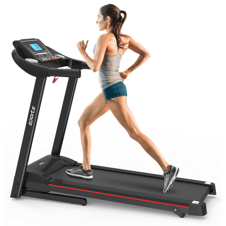 Folding Treadmill with Incline Running Treadmill With Bluetooth Music Heart Rate Sensor Treadmill... | Walmart (US)