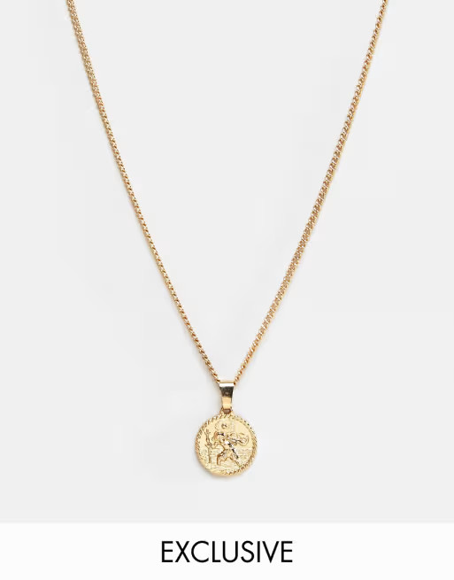 Liars & Lovers – Exklusive Halskette mit Goldmünzen-Anhängern | ASOS DE