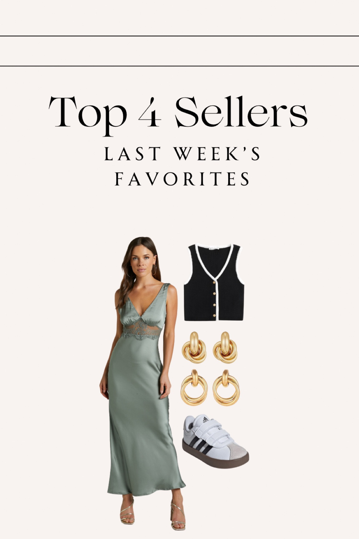 Last Week’s — Top 4 Best Sellers✨

#bestsellers #topseller #topbestsellers #amazonfinds #amazonfashion #afstyle #abercrombiestyle #abercrombiesale #abercrombietop #summeroutfits #style #weddingguestdress #eveningdress #affordablefinds #summersale #toddlersneakers #toddlerkids #babyboy #adidaskids #kidsadidassamba #nordstromfinds  

#LTKSaleAlert #LTKStyleTip #LTKFamily