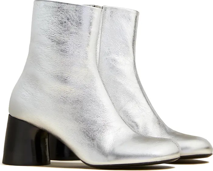 Khaite Admiral Metallic Ankle Boot | Nordstrom | Nordstrom