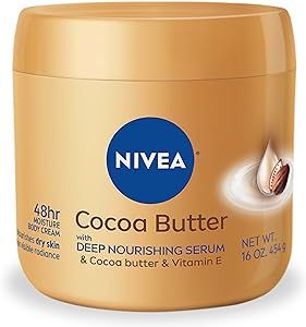 NIVEA Cocoa Butter Body Cream with Deep Nourishing Serum, 15.5 Ounce (Pack of 1) - Packaging May ... | Amazon (US)