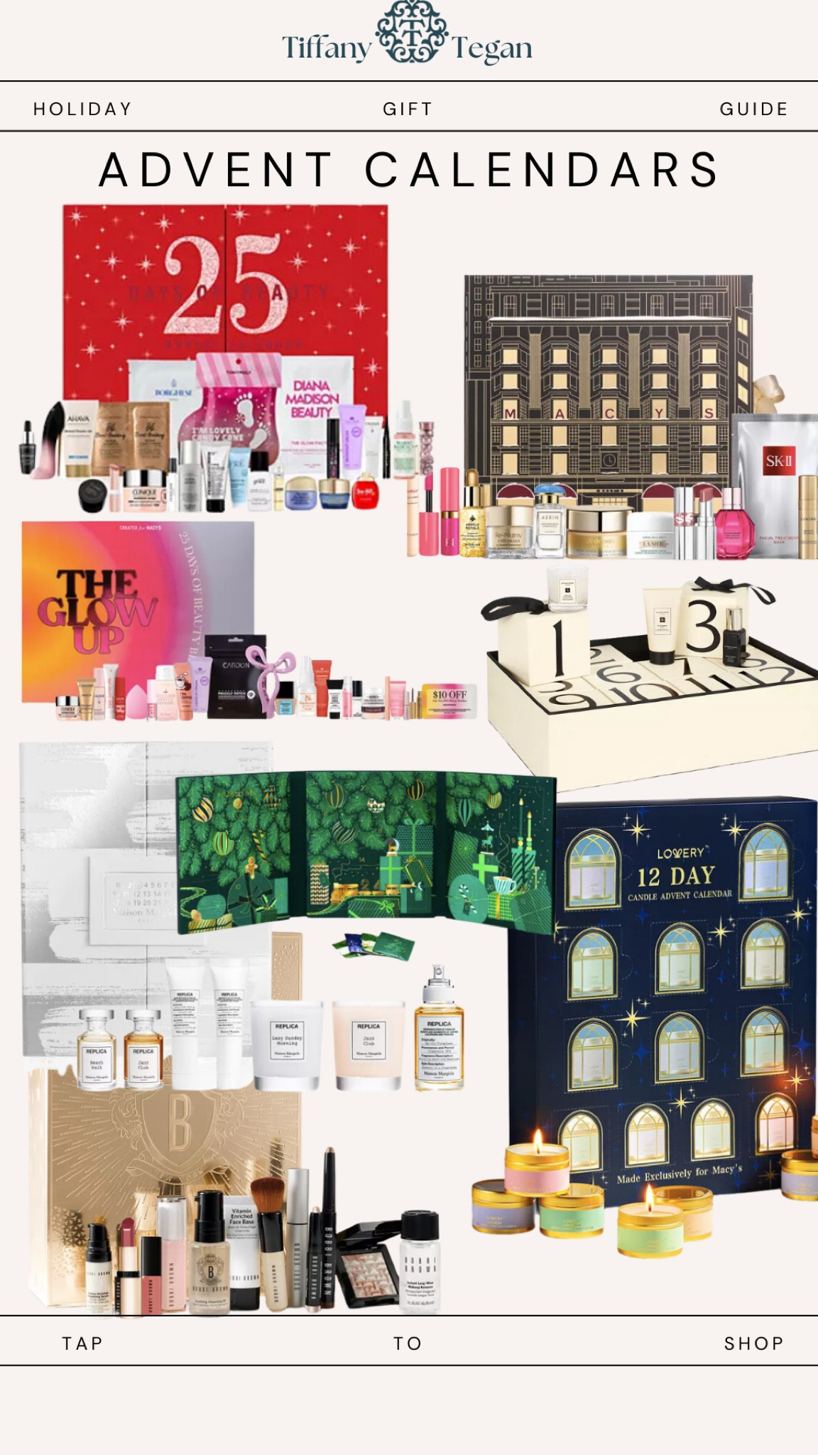 Our picks for advent calendar for the holiday season! 

#LTKGiftGuide #LTKHoliday #LTKSeasonal