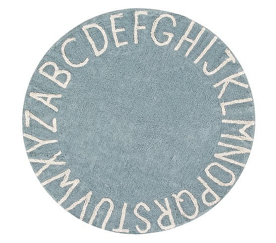 Lorena Canals Washable ABC Round Rug | Pottery Barn Kids