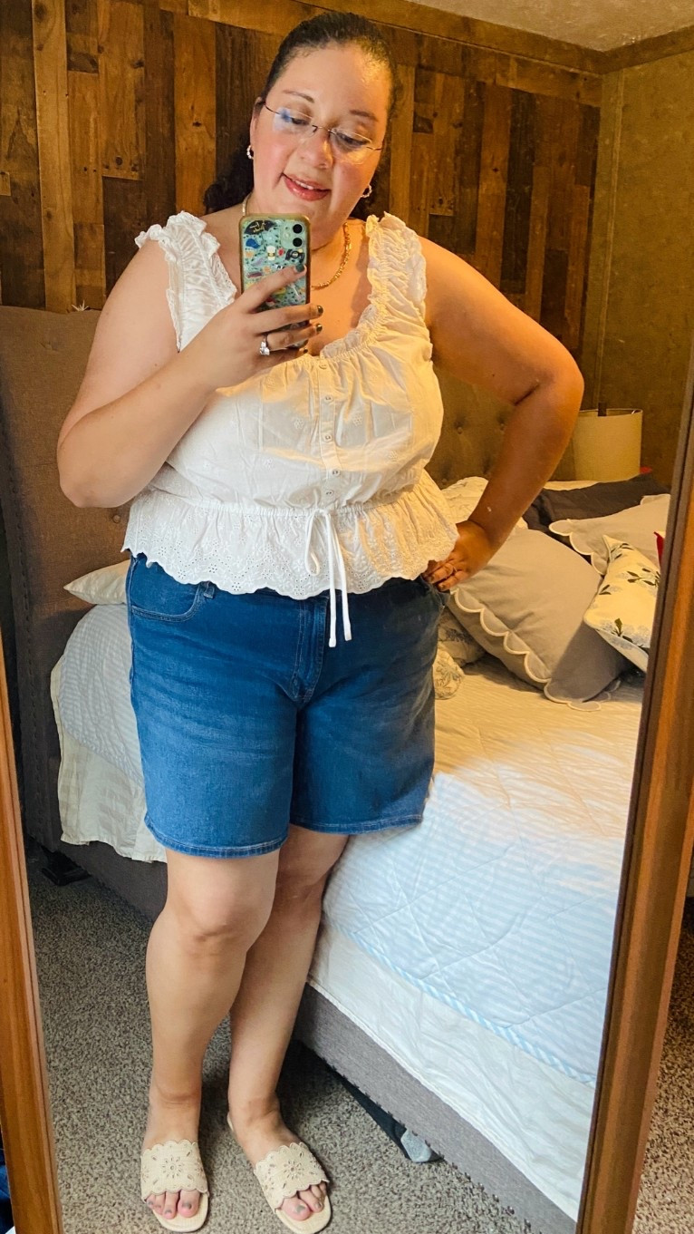A cute cotton top and a comfy pair of Jean shorts is always a summer staple in my book 📖

#LTKgrwm #LTKdayinmylife #LTKootd