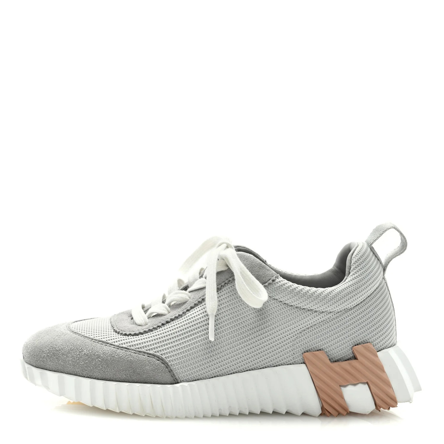 Air Mesh Suede Goatskin Bouncing Sneakers 36 Gris Temperance | FASHIONPHILE (US)