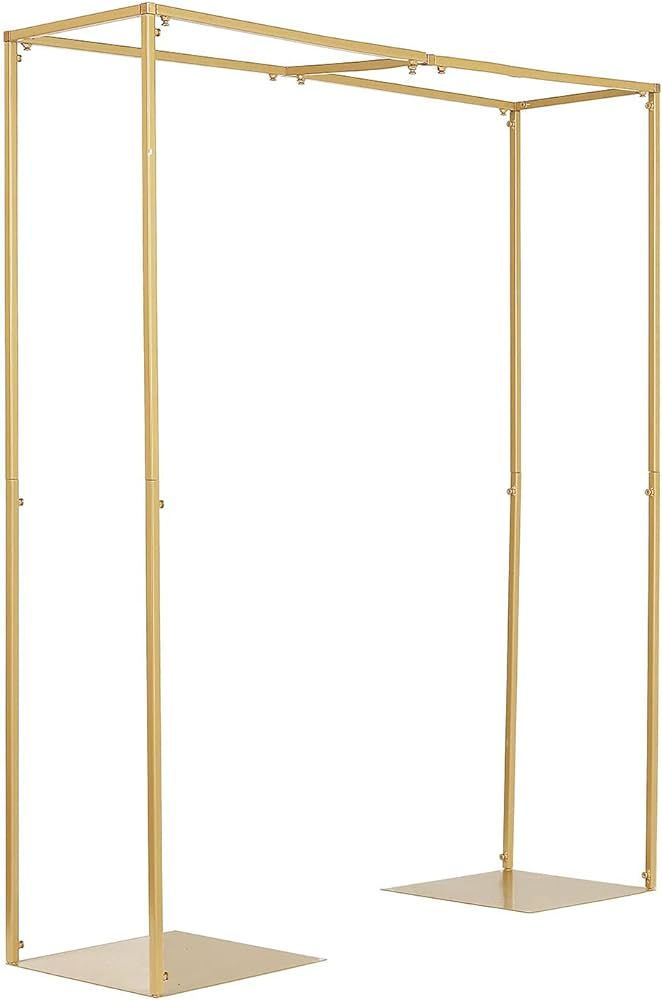 Balsa Circle 48-Inch tall Gold Adjustable Over The Table Rod Stand Metal Arch Wedding Party Event... | Amazon (US)