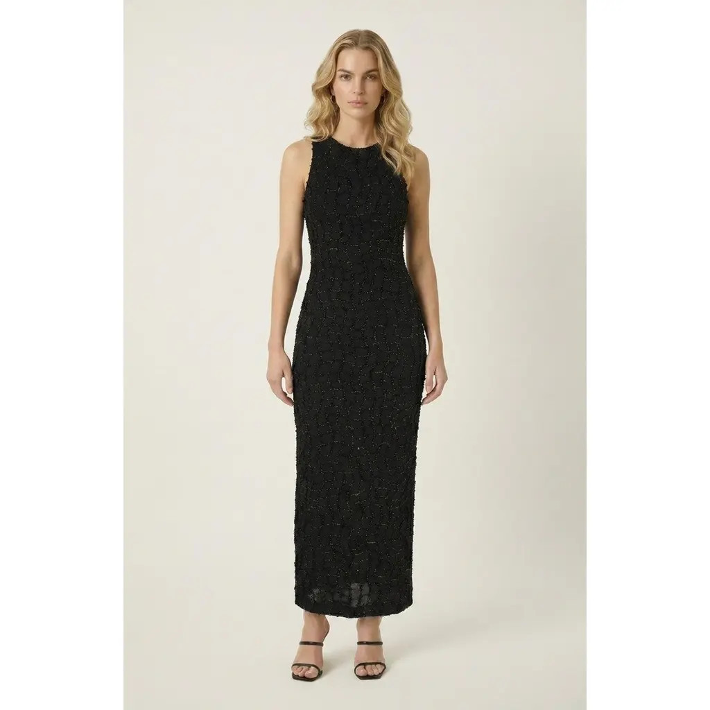 Modenaire Round Neck Bodycon Dress in Black at Nordstrom, Size Small | Nordstrom