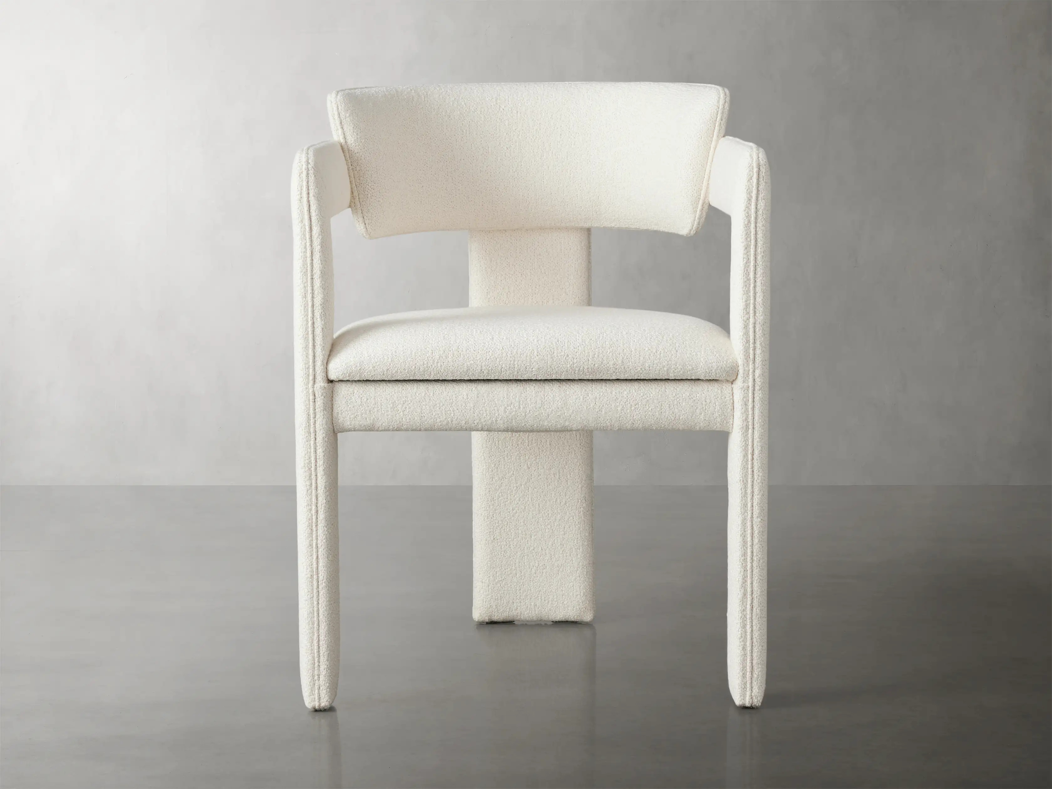 Rodin Upholstered Dining Arm Chair in Matera Cashmere | Arhaus