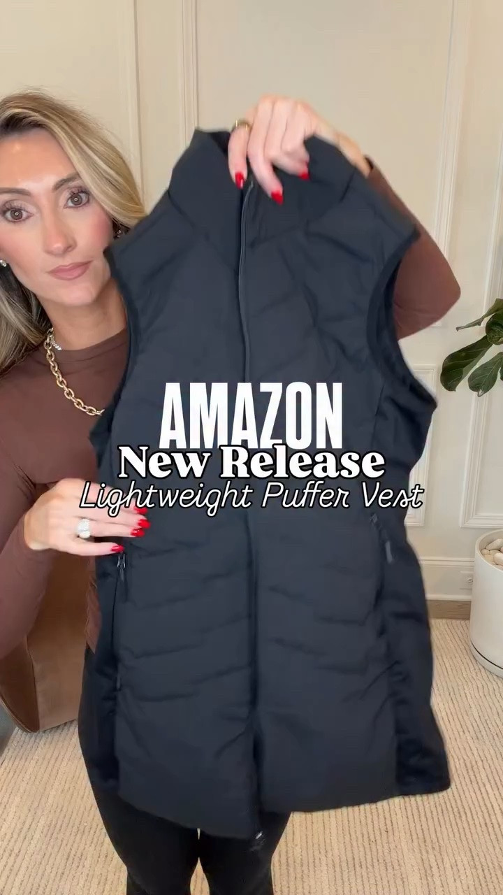 The viral lightweight puffer vest!!