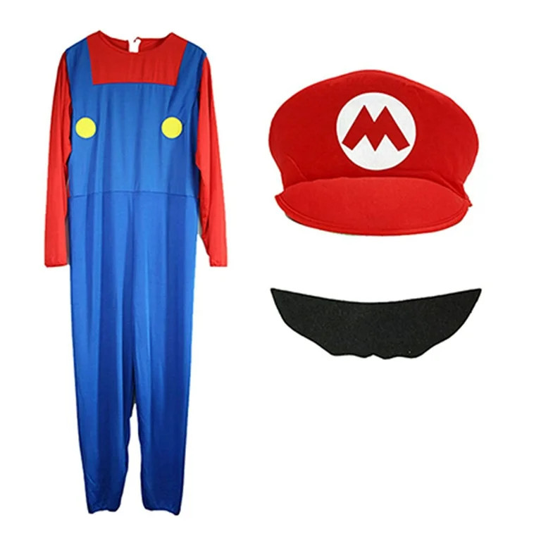 Disguise Cosplay Super Mario Brothers Boys Classic Mario Halloween Costume | Walmart (US)