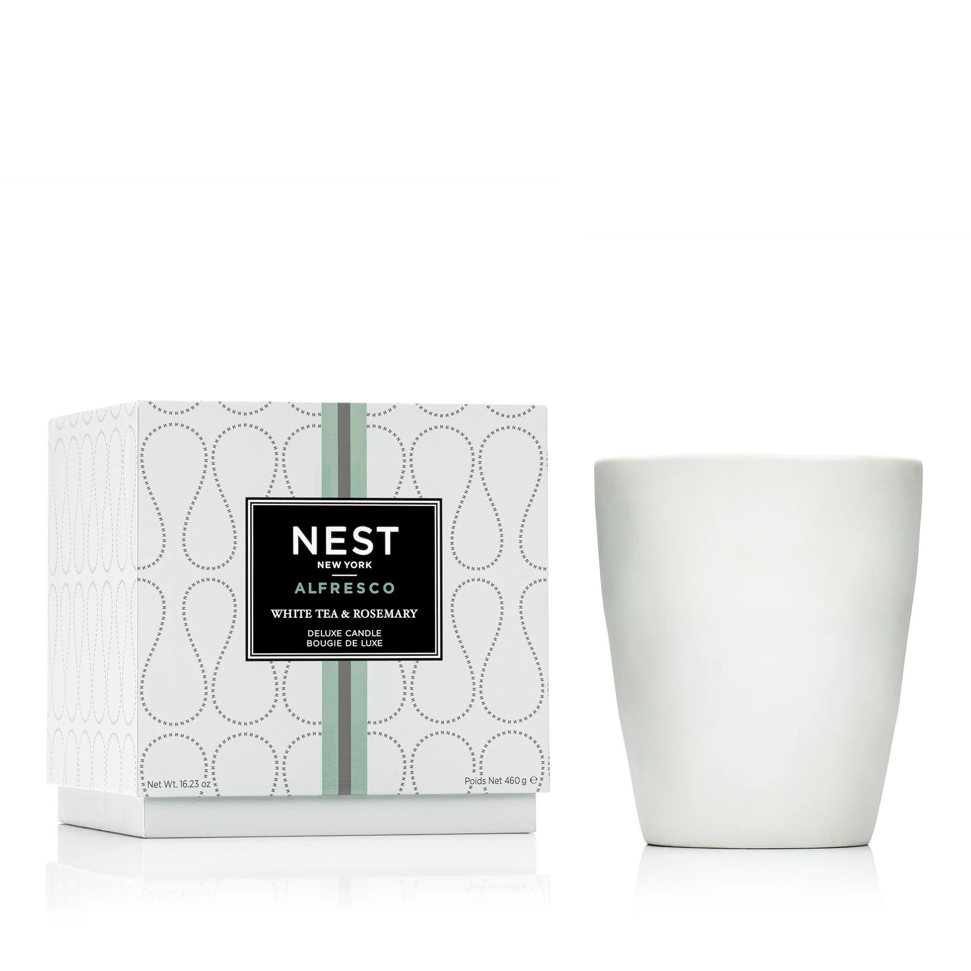 White Tea & Rosemary Alfresco Deluxe Candle | NEST Fragrances