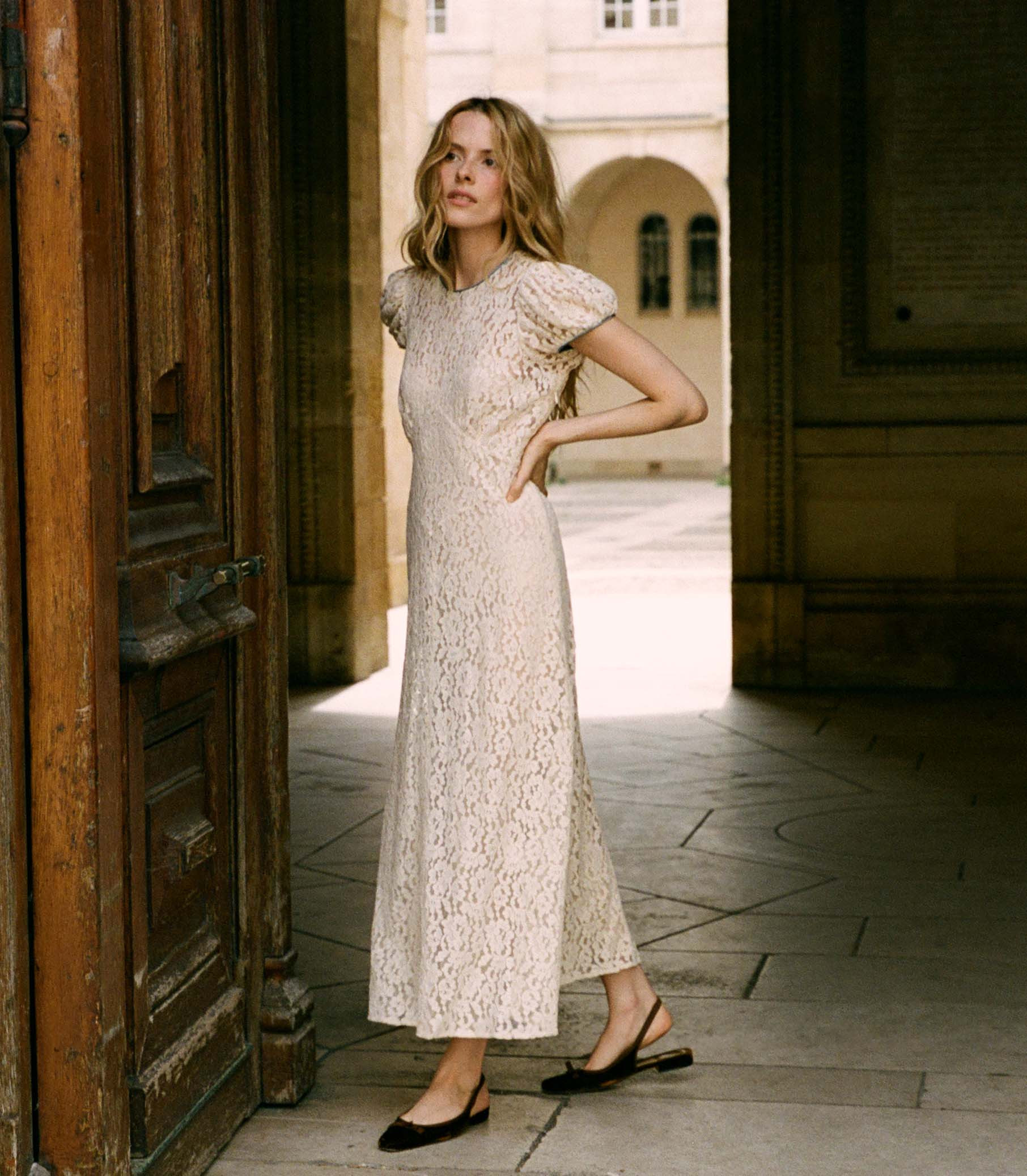 Katarina Dress - Mother Of Pearl | DÔEN | DOEN