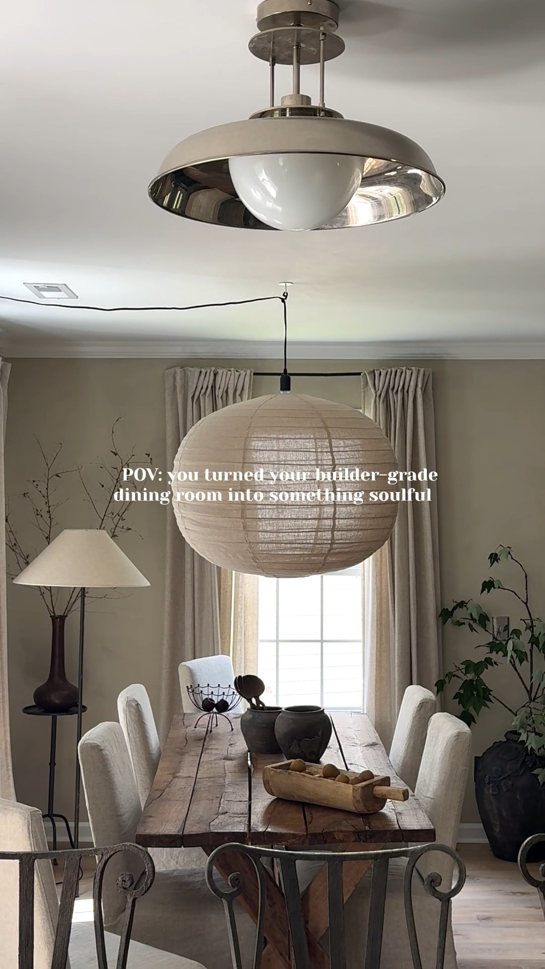 POV: you turned your builder-grade dining room into something soulful. #cozyhome #diningroom

#LTKHome