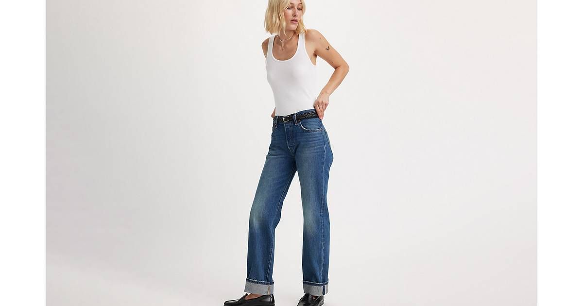 501® '90s Selvedge Women's Jeans - Dark Wash | Levi's® US | LEVI'S (US)