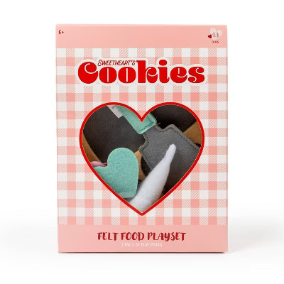 Felt Food Playsets Sweetheart Cookies -Bullseye's Playground™ | Target