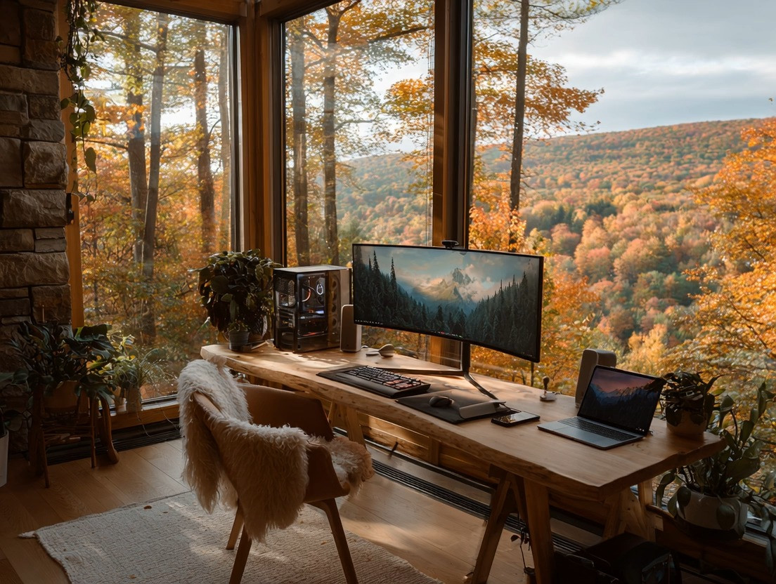 Creators, this is your sign to upgrade your workspace.

An ultra-wide monitor paired with a solid wooden desk is the ultimate productivity setup. Multiple windows open at once. Seamless workflow. Clean visibility. Less switching, more creating.

Whether you're designing, writing, editing, coding, or building your next idea — this layout reduces clutter and increases clarity. The beauty of a simple wooden desk is that it keeps everything minimal and intentional. No distractions. Just focus.

Big executive desk or clean plank-style wood — both work. What matters is space to think and space to create.

This is not just a desk setup.
It’s a creative command center.

#HomeOfficeSetup
#CreatorWorkspace
#MinimalDesk
#WorkFromHomeLife 

 #LTKHome