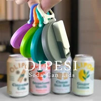1/2pcs Portable Soda Can Lid Silicone Straw Soda Can Lid Reusable Suitable For Canned Beverages Beer Juice Drinking Utensils | AliExpress (US)