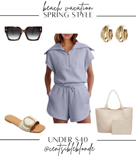 Brown sunglasses
matching set
Amazon set
Loungewear
Athleisure
Travel outfit 
Two piece set 
Spring outfit 
Sandals 
Tote bag 
Gold hoops 

#LTKFindsUnder50 #LTKTravel #LTKShoeCrush