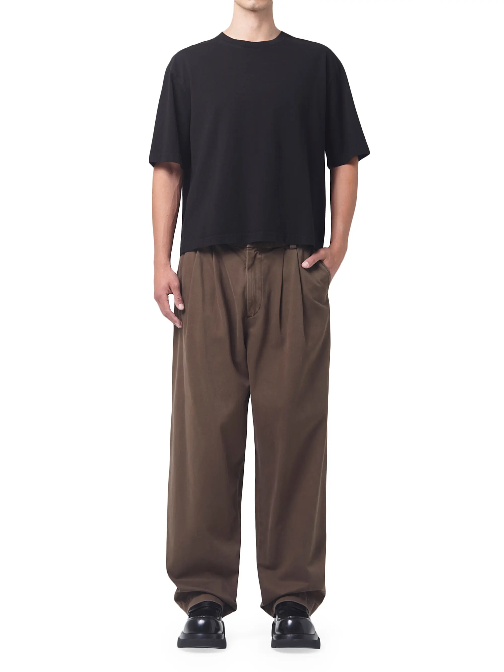 Slater Cotton Relaxed-Fit Trousers | Saks Fifth Avenue