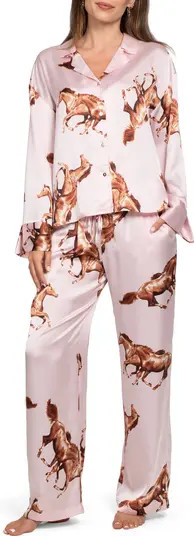 Print Satin Pajamas | Nordstrom