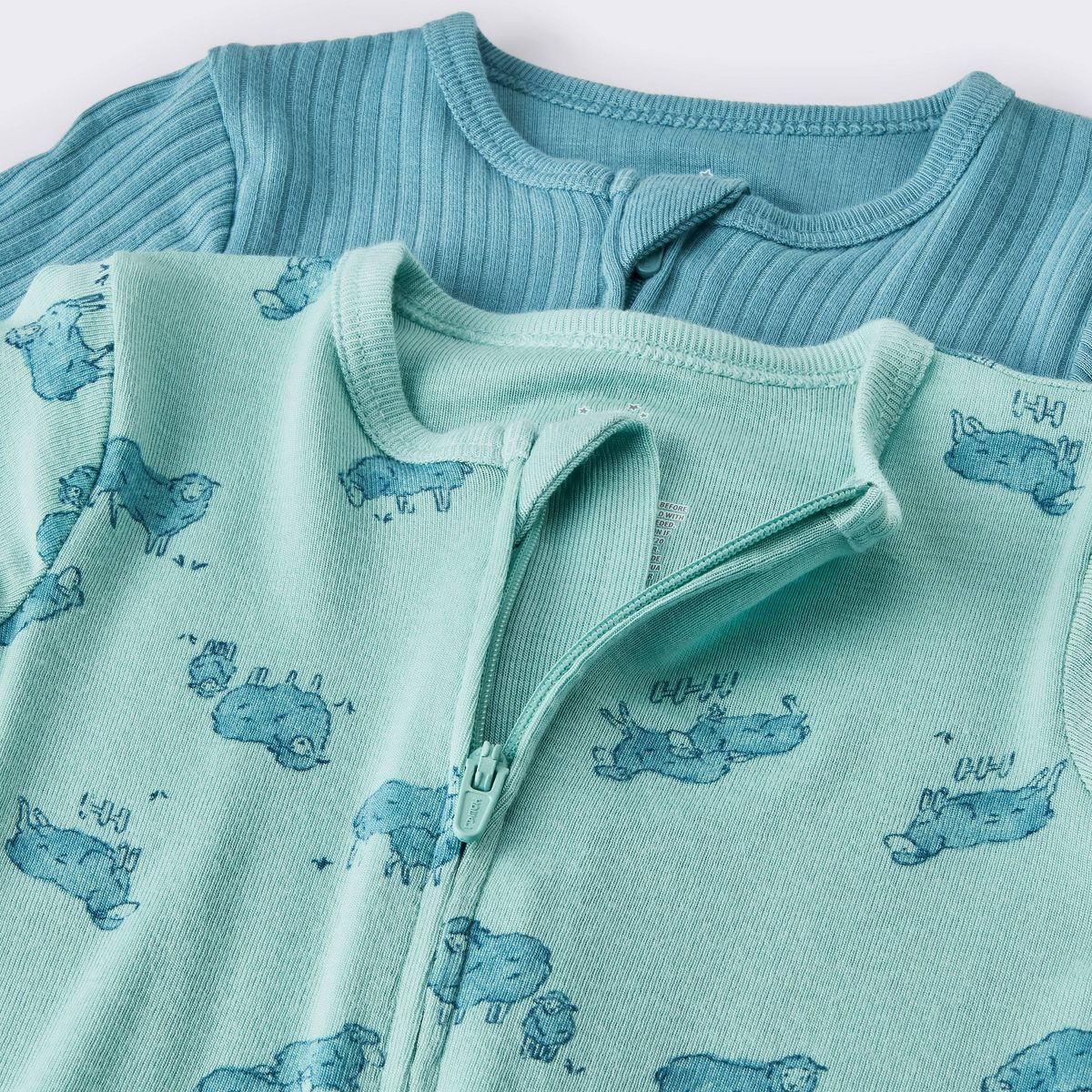 Baby Boys' 2pk So Very Soft Sheep Modal Sleep N' Play - Cloud Island™ Blue Newborn | Target