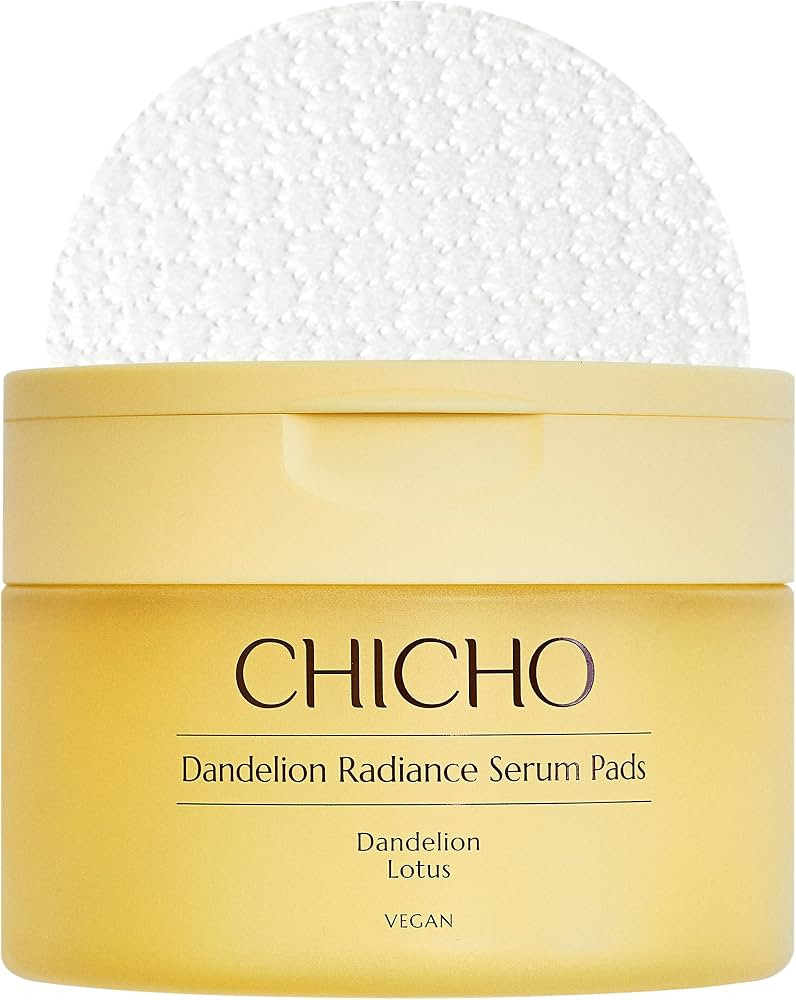 CHICHO Dandelion Radiance Serum Pads (90 Pads) \u2013 Jumbo 8cm Quick Mask Toner Pads \u2013 80.2... | Amazon (US)