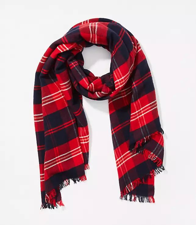 Plaid Blanket Scarf | LOFT | LOFT