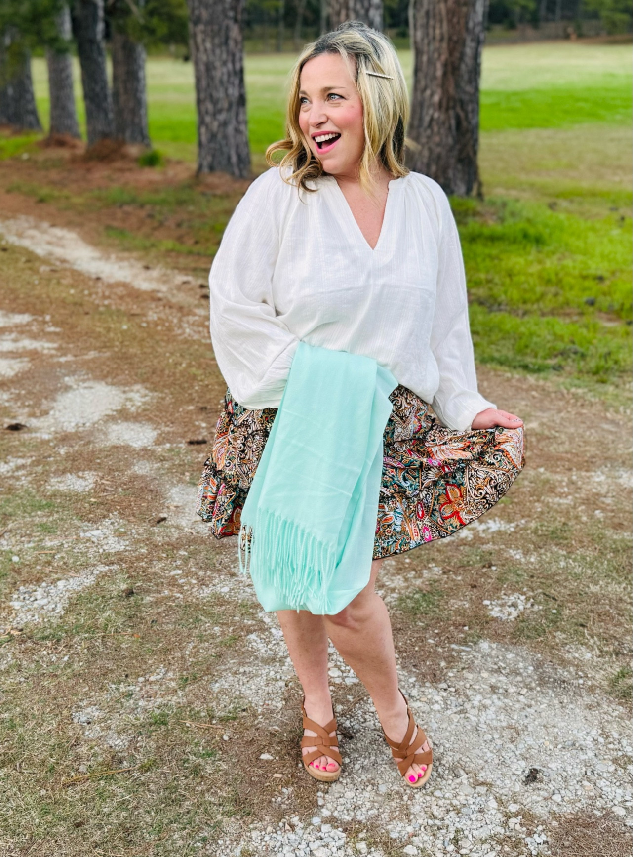 This flirty skirt comes with the option to purchase with a pair of shorts underneath. Pair with a lightweight linen, blouse and sandals for a great travel outfit or summer outfit.

#LTKover40 #LTKSeasonal #LTKtravel