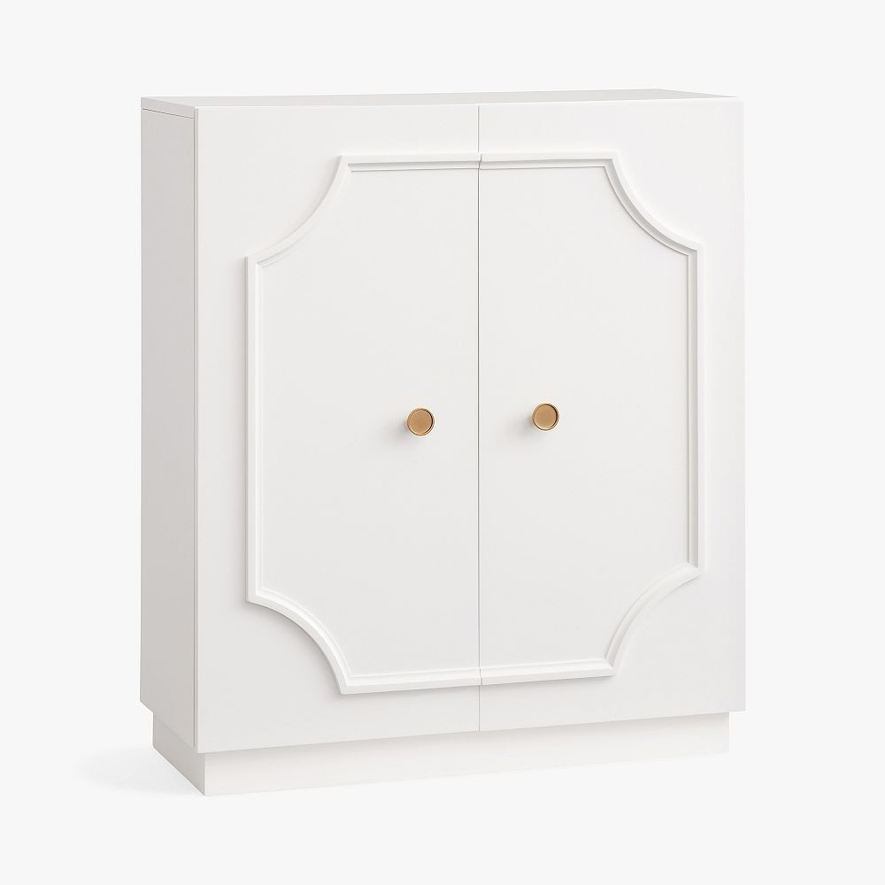 Glam Dorm Storage Cabinet, Simply White | Pottery Barn Teen