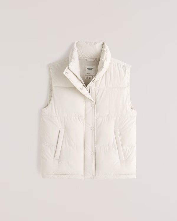 Women's Puffer Vest | Women's Coats & Jackets | Abercrombie.com | Abercrombie & Fitch (US)