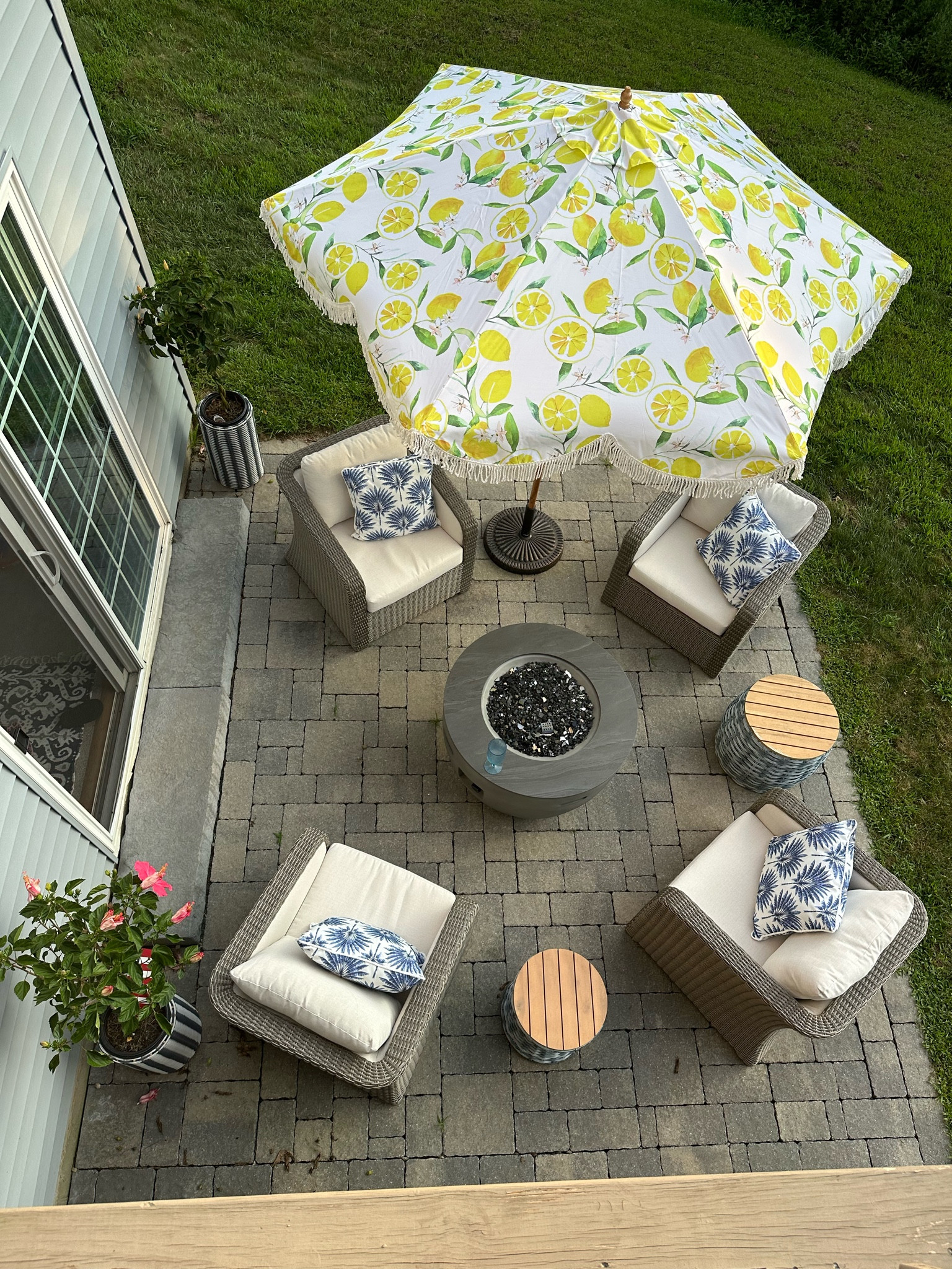 Outdoor umbrella, outdoor furniture, summer 

#LTKStyleTip #LTKHome #LTKSeasonal