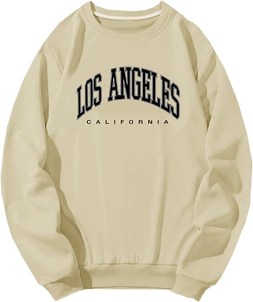 Men' s Casual Loose Fit Crewneck Sweatshirts Pullover Fashion Unisex Sweatshirt | Amazon (US)