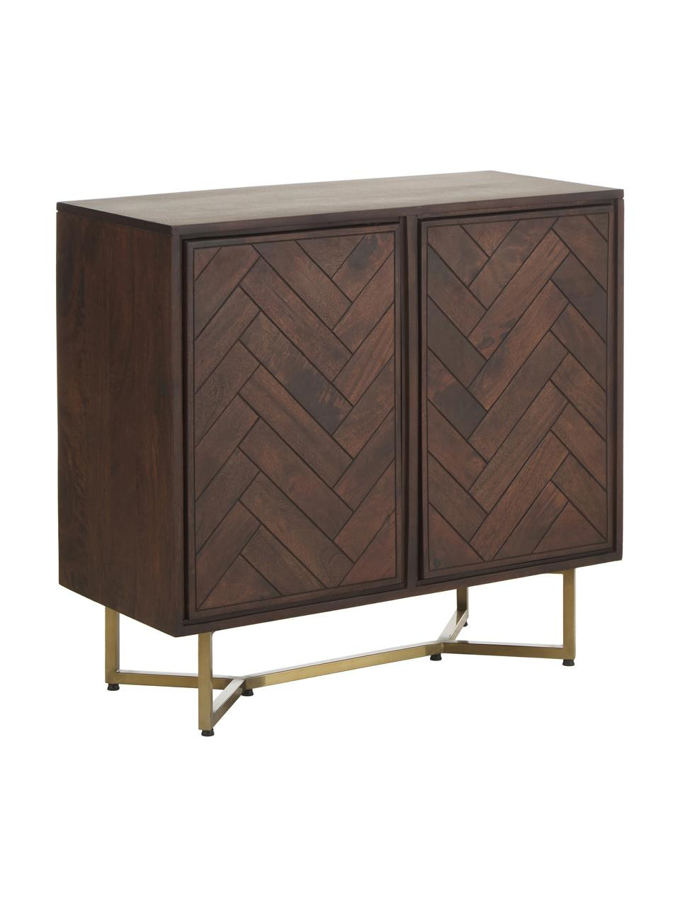 Sideboard Luca aus Massivholz mit Fischgrät-Muster | WestwingNow EU