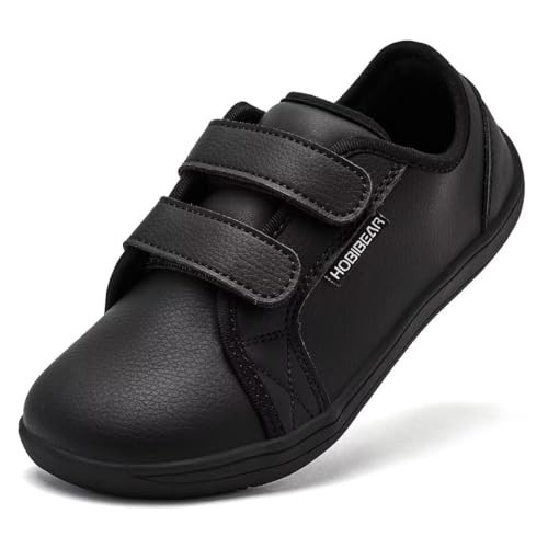 HOBIBEAR Kids Barefoot Shoes Boys Trail Running Shoes Girls Walking Shoes Sneakers Athletic Tennis Shoes Toddler Little Kid Big Kid All Black Size 10.5 | Amazon (US)