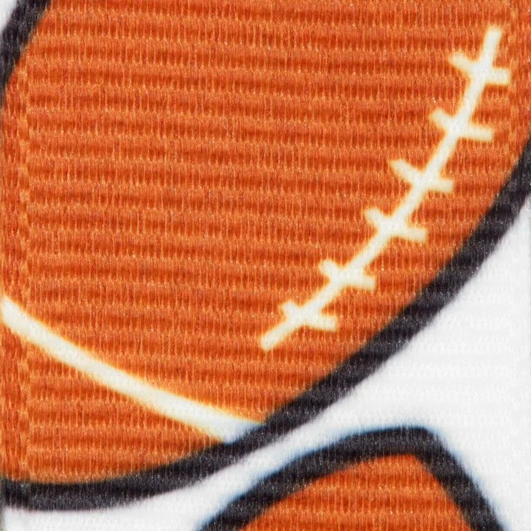 Offray Ribbon, Brown 7/8 inch Football Grosgrain Ribbon, 9 feet | Walmart (US)