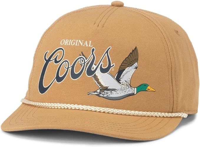 AMERICAN NEEDLE Coors Beer Canvas Cappy Adjustable Snapback Baseball Trucker Hat (23005A-COORS-WH... | Amazon (US)