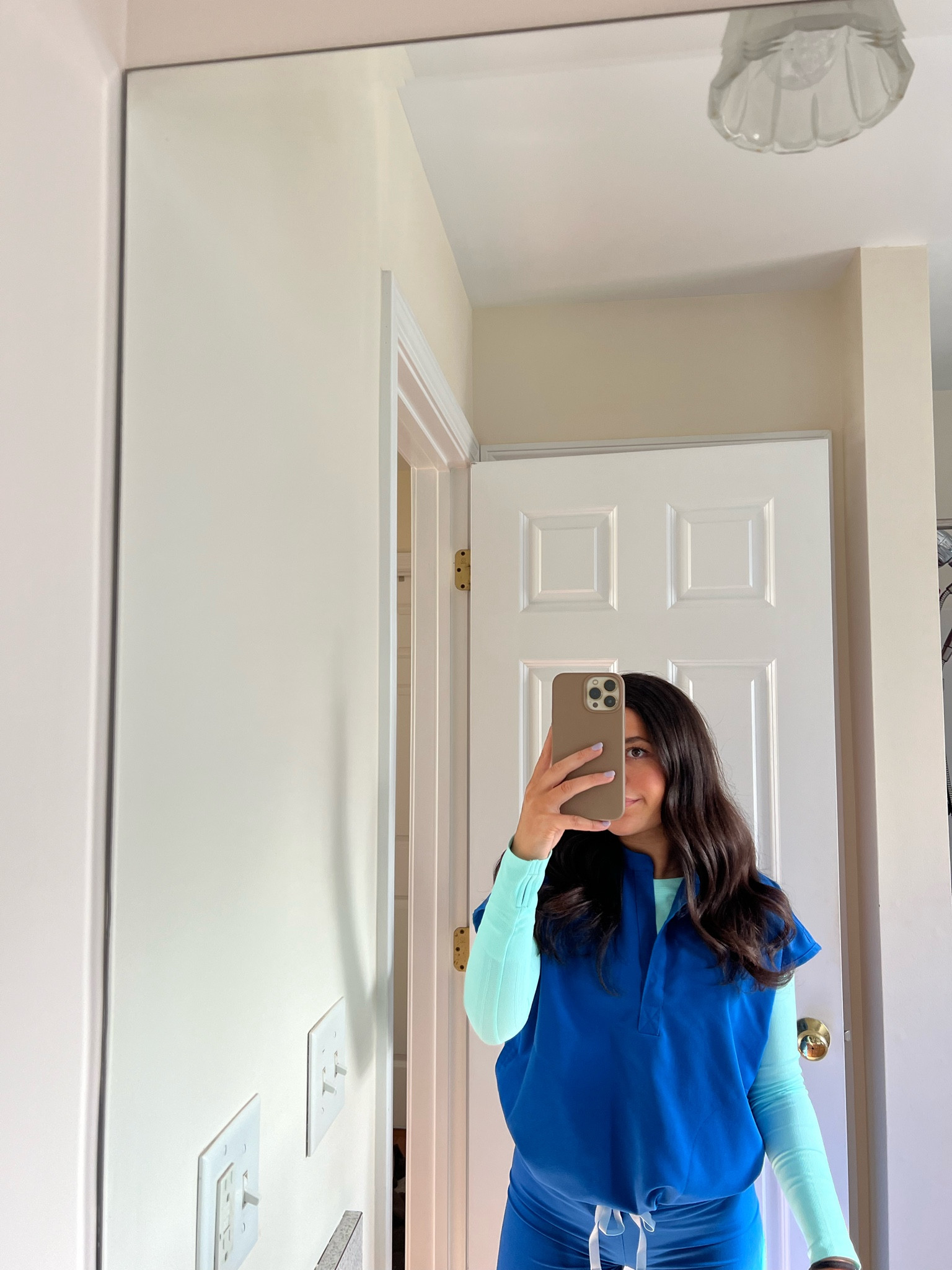 amazon lululemon scrub dupe!!!🩵

#LTKover40 #LTKstyletip #LTKU