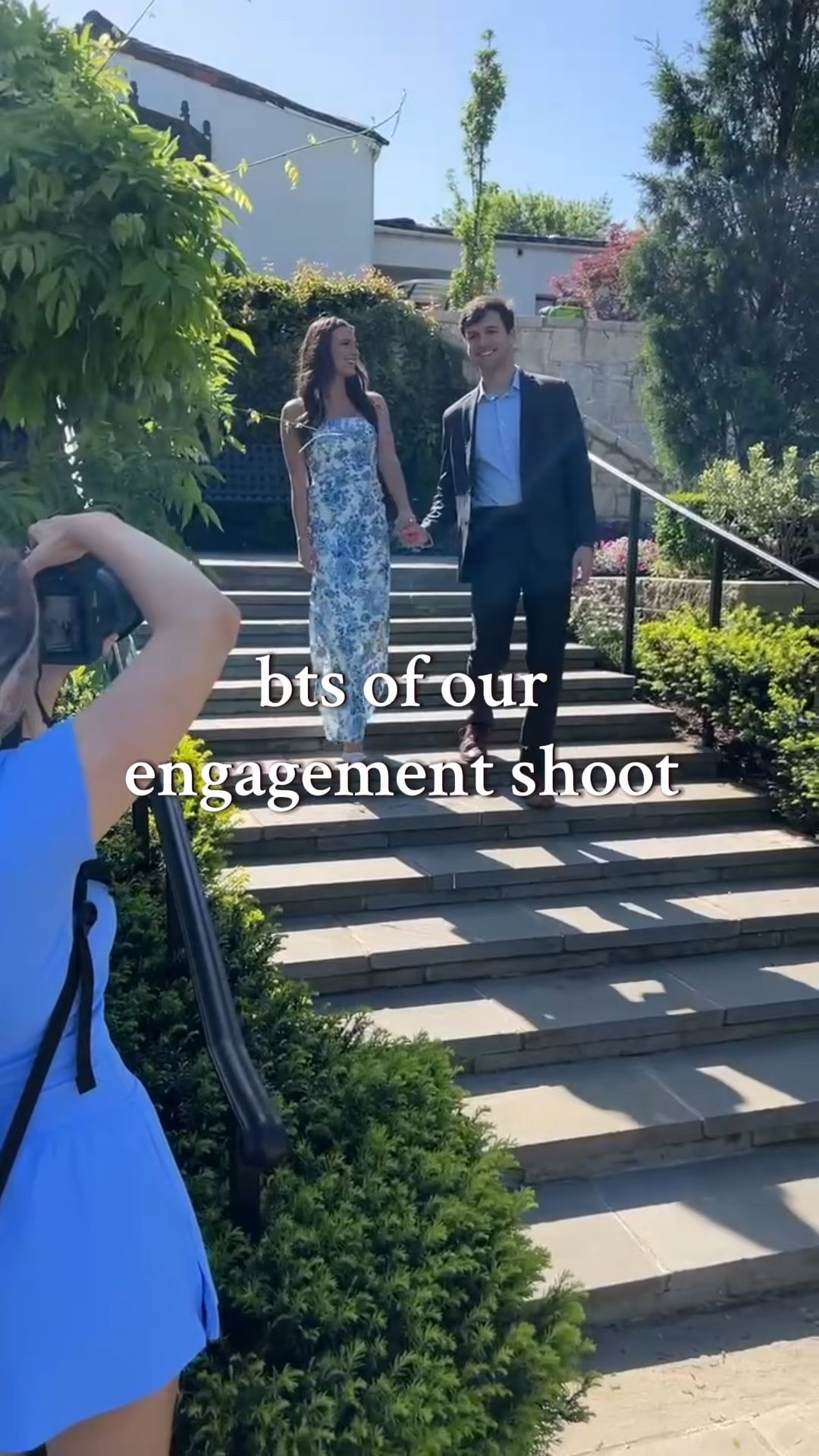 the perfect summer dress! Loved incorporating something blue into our engagement photos 🩵

#LTKPetite #LTKWedding #LTKFindsUnder100