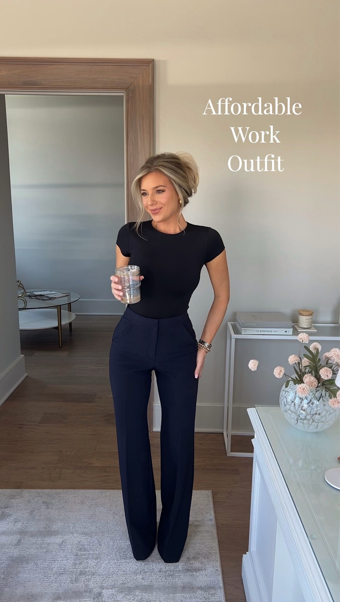 Obsessed with this basic business casual outfit for the office this summer! 
It’s an outfit you can wear on repeat! 

Wearing 0R in trousers!

#LTKWorkwear #LTKootd