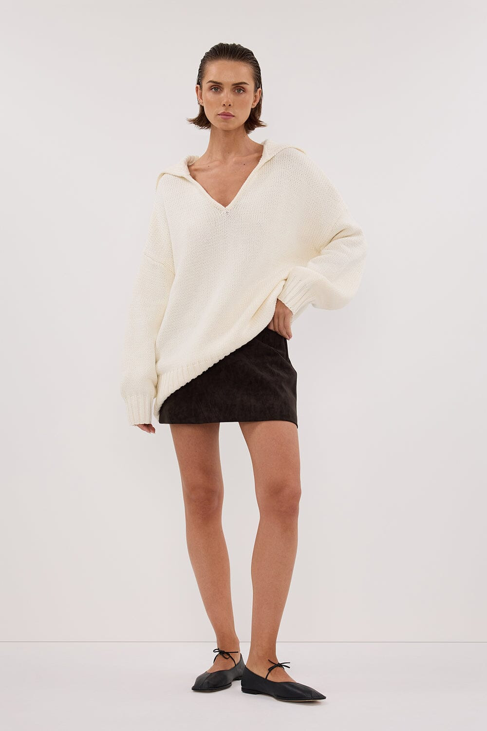 FRANKIE OFF WHITE SAILOR JUMPER | DISSH