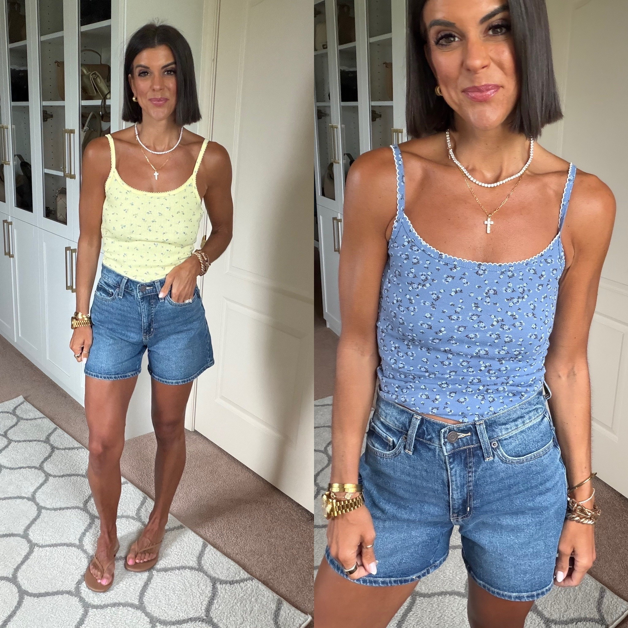 The cutest $5 Walmart tanks! Size xs
Shorts fit tts

#LTKSeasonal #LTKmomlife #LTKootd