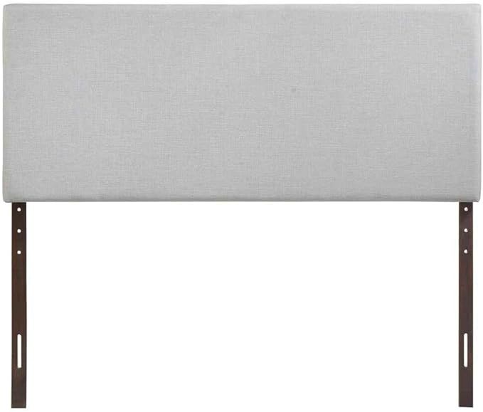 Modway Region Linen Fabric Upholstered Queen Headboard in Gray | Amazon (US)