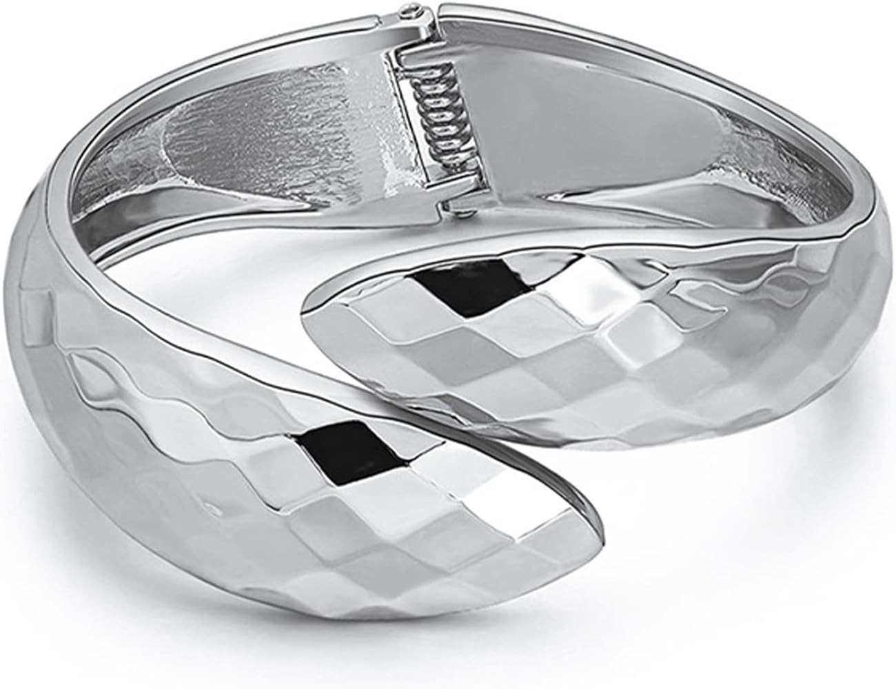 Long tiantian Gold Bangles Gold Cuff Bracelets for Women Non Tarnish Chunky Gold Trendy Jewelry C... | Amazon (US)