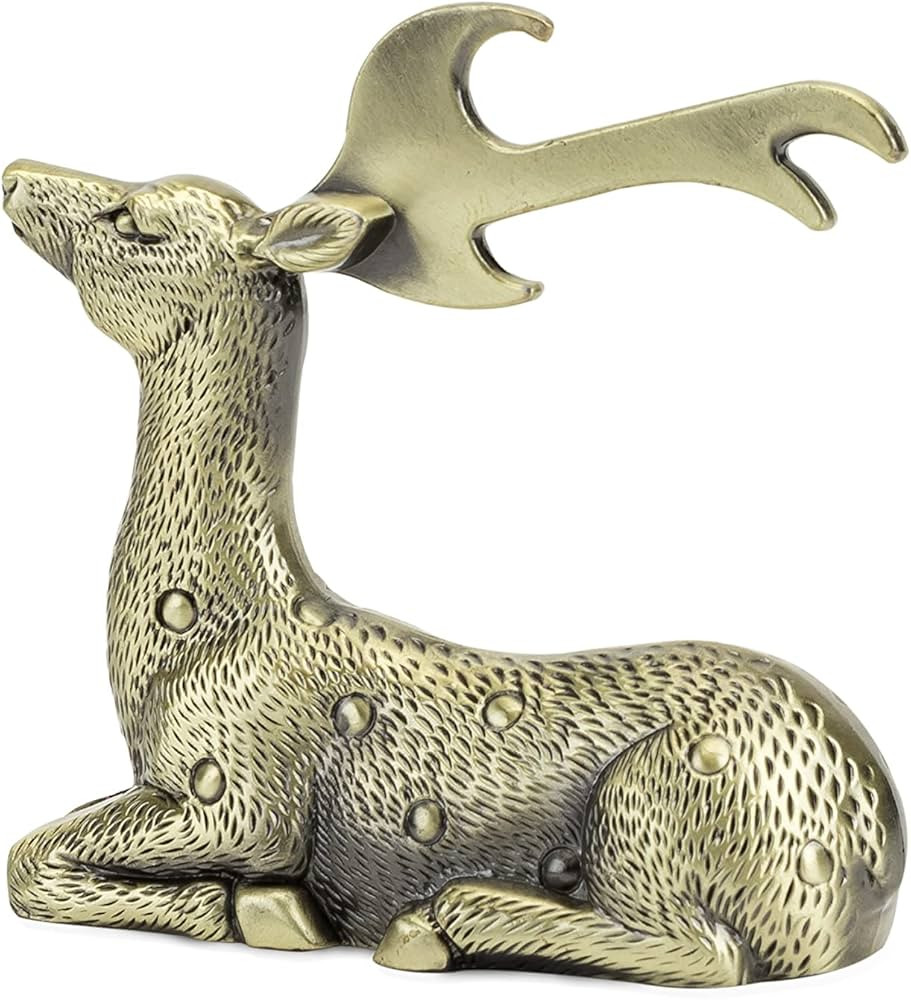 Twine Gilded Deer Novelty Bottle Openers, Gold | Amazon (US)