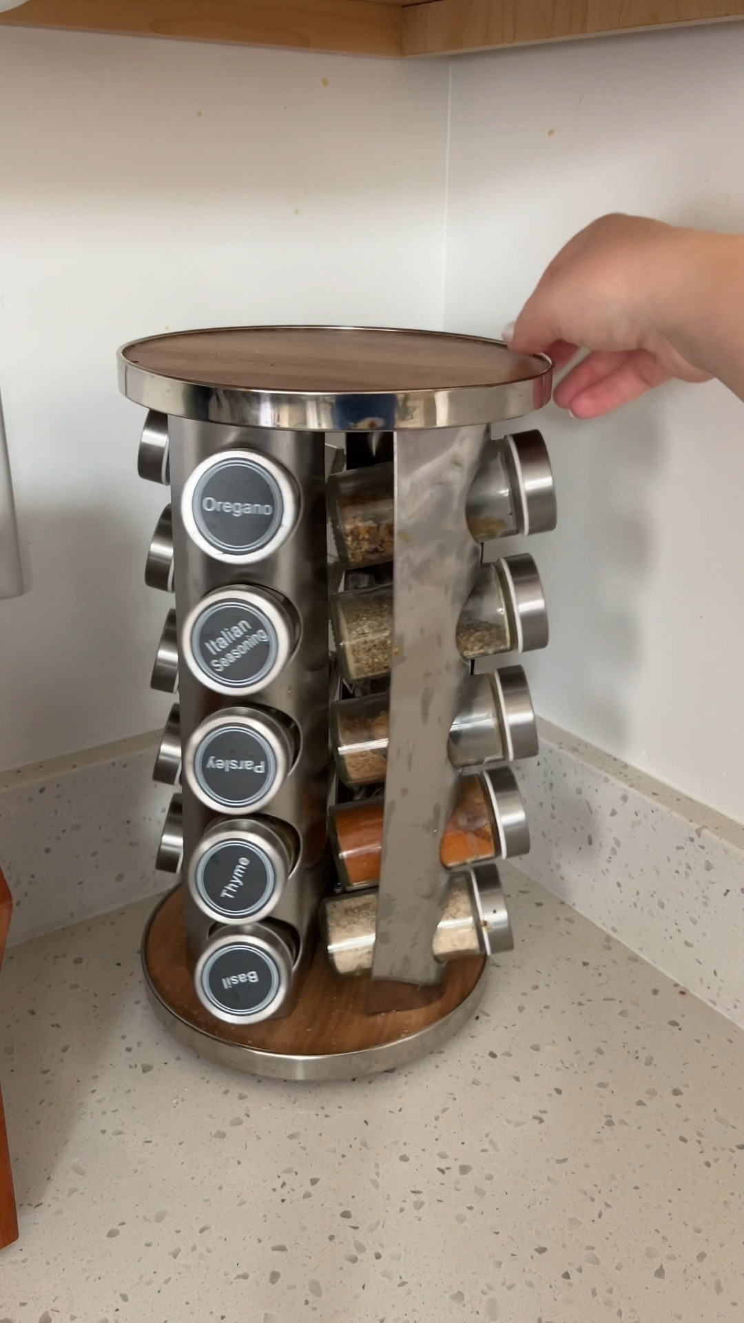 Our favorite spice rack to keep everything organized 🫶🏻

#LTKHome #LTKSaleAlert #LTKCyberWeek