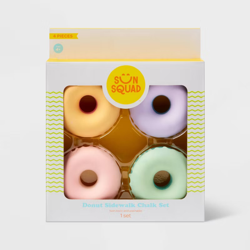 Donut Sidewalk Chalk 4ct - Sun Squad™ | Target