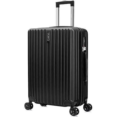 FLIEE Medium Suitcase Hard Shell | Lightweight Suitcase | Aluminum Telescopic Handle | TSA 3 Digi... | Amazon (UK)