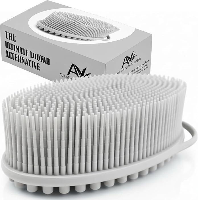 Avilana Premium Silicone Body Scrubber - Trusted Since 2017 - SGS Certified Food Grade Dual Sided... | Amazon (US)