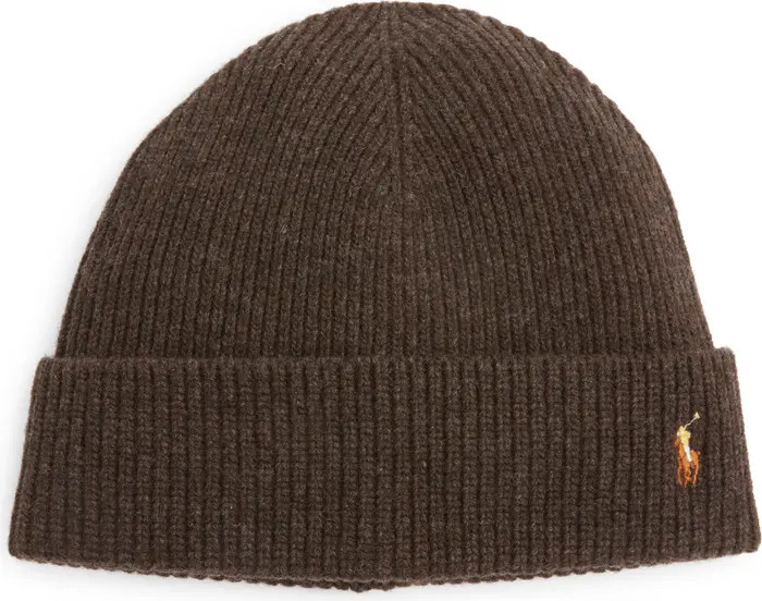 Polo Ralph Lauren Embroidered Signature Logo Beanie | Nordstrom | Nordstrom
